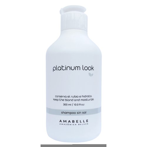 AMAZONICA BELEZA Blonde Purple Shampoo (300ml / 10.1 Oz) |Natural and Bleached Blondes | Repairs, Moisturizes and Nourishes | Neutralizes Brassy Tones In Blonde Hair | Shampoo Matizante para Rubias