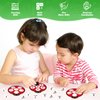 Kasfalci Number Games for Kids Toddlers,Ten Frame Set,Math Games,Math Manipulative,Addition & Subtraction Flash Cards,Ladybug Counting Toys,Matching Board Games,Preschool Classroom Must Haves