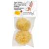 Spa Baby Absorbent Natural Bath Sponge Spa Destinations. Ultra Soft Premium Sea Wool Sponge, Biodegradable, Bath Accessories Baby and Kids, Infant Bath. Two (2) Pack 3-4 inch for Moms