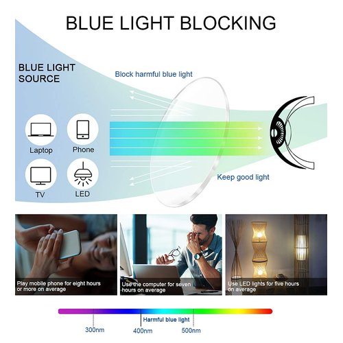 Brigtlaiff Round Blue Light Blocking Glasses for Men Women John Lennon Style Computer Gaming TV Glasses Anti Eyestrain (Gold+Black)