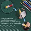 GA&EN Self Adhesive Resin Rhinestones Picker Pencil Nail Art Gem Crystal Pick up Tool Rhinestone Pickup Pen Long 10Pcs