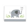 Jungle Animal Baby Thank You Greeting Cards / 36 Note Cards / 6 Child Safari Thanks Designs / 3 1/2" x 4 7/8" Baby Shower Birthday School Appreciation Cards/Made In The USA