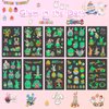 Ozepao 100 Pcs Easter Luminous Temporary Tattoos for Kids Easter Party Favors Supplies Easter Basket Stuffers