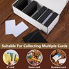 codree 30 Pcs Card Dividers Foam- 40D High Elasticity Sponge Trading Card Dividers- Shock Absorbing Card Sponge Separators Inserts for Storage Boxes Games Sports Cards Protection