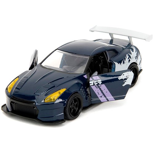 2009 (R35) Ben Dark Blue with Graphics Hollywood Rides Series 1/32 Diecast Model Car by Jada 35295