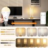 E26 Rechargeable Light Bulbs with Remote Control, 2600mAh Battery Operated Light Bulb with Hook, 3000K-6500K，40W Equivalent, 3 Timer, for Sconces Lamps Without Power, Camping, Emergency 1 Pack