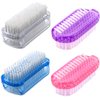 Nail Brush Two Sided Fingernail Scrub Brush Hand Cleaning Brushes Soft Stiff Bristles Nails Toes scrubber for Men Women Kids,4 PCS