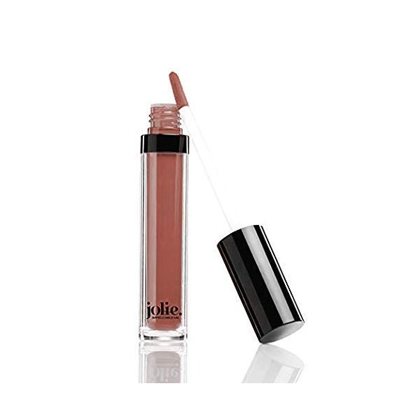 Jolie Liquid Lipstick - Luxurious, Creamy Lipstick W/Wand Applicator (Dusty Rose)