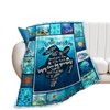 Turtle Blanket Ocean Turtle Fleece Throw Blanket Turtle Gift Stuff Turtle Pictures Decor Blanket Gifts Fuzzy Plush Super Soft Cozy Warm for Girls Boys Kids Women 40"x50"