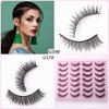SQYlashes Wispy Cat Eye Lashes Short Natural False Eyelashes - Mixed 2 Styles, 14 Pairs, Black, MG04