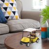 Kisangel Golf Cart Model Golf Cart Cake Topper Golf Cart Toy Decorations Die-cast Model Toys Diecast Golf Carts Toy Golfing Themed Party Decor Bedroom Golf Cart Decor Alloy Metal Mini Car