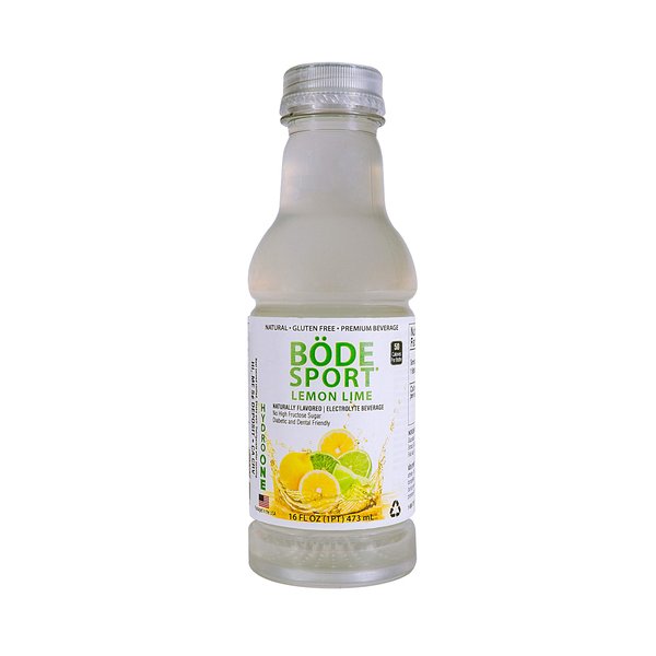 Hydro One BÖDE Sport Lemon Lime (16 fl oz.) Premium Electrolyte Replacement Beverage, CoQ10, Cane Sugar, 12 pack