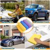 Super Absorbent Shammy Towel for car, Premium 2 Pack 26"x17" Car Drying Towel, Reusable Soft Chamois Cloth for Car, Vehicle, Dust Remove, Scratch/Spot/Streak Free, Gray & Gray