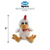 DolliBu Plush Rooster Stuffed Animal - Soft Plush Huggable Sitting Yellow Rooster, Adorable Playtime Plush Toy, Cute Farm Life Cuddle Gift for Kids & Adults - 9 Inch