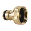 Garden Hose Quick Connector Water Hose Qucik Connect Garden Hose Connectors Brass Hose connectors Water Quick Connect Fittings 3/4" Inch GHT Solid Brass 6 Sets(6pcs Male Coupling 6pcs Female Nipple)