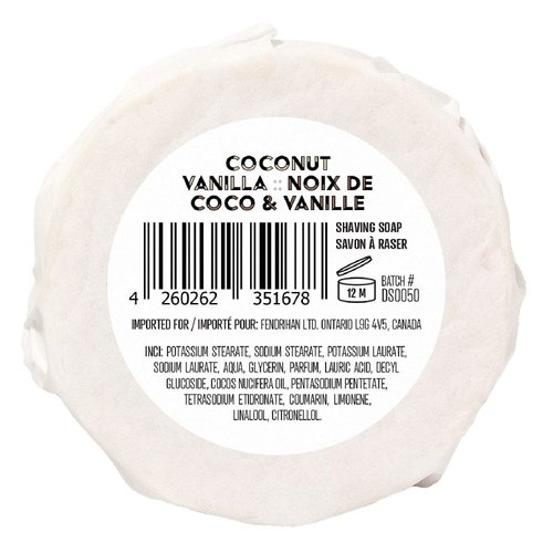Fendrihan Shaving Soap for Men MADE IN GERMANY (Coconut & Vanilla, 50 grams)