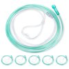 ANSNF Standard Oxygen Nasal Cannula for Adult - 7 ft, Soft Material, Kink Resistant, Lightweight Tubing (5 Pack)
