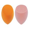 Real Techniques Iconic Blend + Set Makeup Sponge Duo, Makeup Blending Sponges, For Liquid, Cream, & Powder, Cloud Skin, Powder Sponge & Foundation Sponge, Packaging May Vary, 2 Count