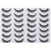SONAFEEL Short Eye Lashes for Glasses wears 12mm 14Pairs a Little Cat Eye Effect False Eyelashes Natural Look Handmade Reusable 3d Mink Lashes Pack