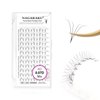 NAGARAKU Premade Fans Eyelash Extensions Premade Volume Fans Lash Extensions 120 Fans 4D 0.07D Curl 8-15mm Mix Sharp Narrow Stem Clusters Thin Pointy Base Russian Fans Ready Volume Premade Lash Fan
