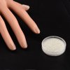 Pandahall 50g Translucence DIY 3D Caviar Nail Art Decoration Mini Micro Glass Beads for Nail Care No Hole Clear 0.6-0.8mm