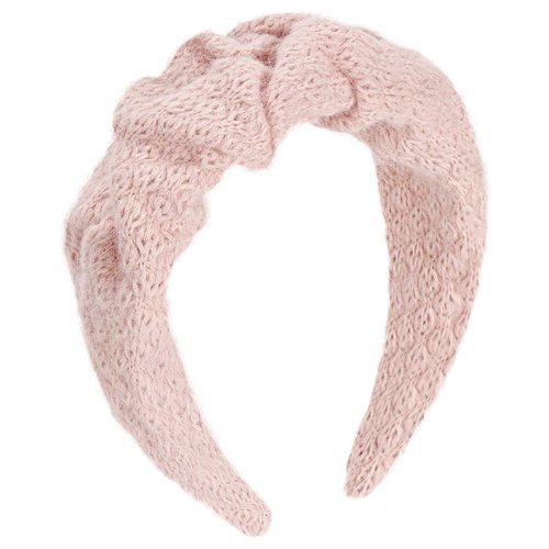 Biiange Hairband for Washing Face Headbands for Women Spa Headband Knotted Wide Headbands Top Knot Headbands for Stylish Hair Accessories (1Pack, Pink)
