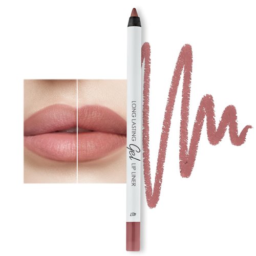 Lamel Matte Gel Lip Liner Pencil | Weightless&CreamyTexture - Sharpenable - Longwear & Waterproof - High Pigmented & Flawless Finish - Moisturizing - Cruelty-free & Paraben-Free,- 407, 1,7g/0.05oz