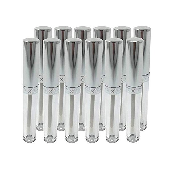 DIY Kit Creations Silver Empty Lip Gloss Tubes 10 mL (30 Pack)