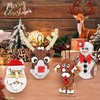 BlockPro Christmas Ornaments Building Sets 14-in-1, Christmas Tree, Bells, Wreath, Stocking, Snowman, Santa, Candy Cane, Reindeer, Nutcracker, Gingerbread, Snowflake, Ideal Xmas Gifts for Kids