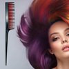 Yumflan Hair Comb for Women, Triple Hair Teasing Comb, 8.27 IN Tease Comb with Rat Tail for Hair Styling Backcombing Parting Sectioning
