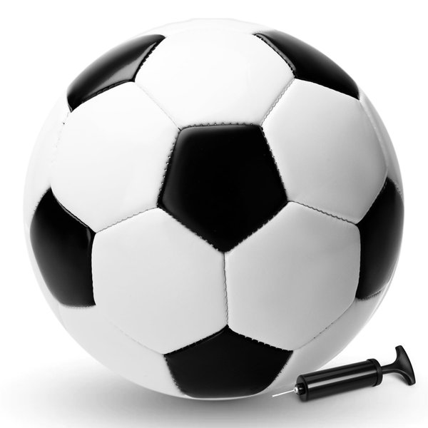 Innotoys Kids Soccer Ball Size 3 with Pump, Toddler Soccer Ball, Sports Training Ball Indoor Outdoor Play Balls Toys Gifts for Children Girls Boys 2 3 4 5 6 7 8 Years Old (Black and White)