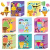 Summer Face Stickers Party Make a Cute DIY Face Sticker Sheets, Make Your Own Summer Colorful Stickers Games, Sweet Party Party Favors for Girls or Kids (Ice Cream Face Sticker)