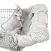 Premium Shopping Cart Cover & High Chair Cover, Easy Install, Harness System, Soft Comfort Cushioning, Universal Size (Chevron)
