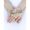 Brihasory Emerald Green Rhinestone Hair Pins Wedding Hair Accessories for Women Handmade Bridesmaid Gifts Bridal Hair Clips Prom Hair Accessory for Girls Headpieces