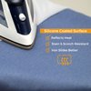 12.5 X 30 inch Smart Table top Ironing Board Cover and Pad with Standard Size, Fits Small, Mini Board, Easy Placement, Extra Thick Padding, Elastic Cord, Heat Resistance (12.5" X 30", Blue)