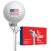FLIGHTPATH Premium Golf Tees - Durable Plastic Golf Tees Designed to Enhance Golf Shot Distance & Precision - Robotically Tested to Reduce Ball Spin - USGA Approved Golf Equipment - (Pack of 8, 3.25“)