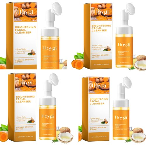 turmeric cleanser, a turmeric foam cleanser for all skin types, designed for everyday use with a gentle formula that penetrates deep into the pores and promotes a cleaner, healthier complexion