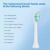 Replacement Toothbrush Heads Compatible with Philips Sonicare Electric Toothbrush,Replacement Brush Head for Replacement Heads C1 C2 G2 W 4100 HX6062/65 and More Philips Snap-on Handles