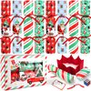 8 Pack Christmas No Snap Party Table Favor Christmas Characters Design with Party Hat, Joke & Little Gift Holiday Party Favor Supplies for Kids and Adults, Xmas Gift, Christmas Holiday Party Dinners