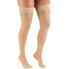 Truform Sheer Compression Stockings, 20-30 mmHg, Women's Thigh High Length, 30 Denier, Beige, Medium