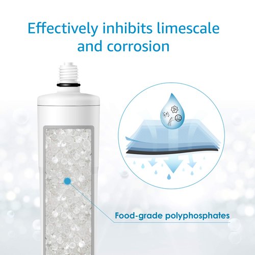 AQUA CREST AP431 Replacement for Aqua-Pure AP430SS, Whole House Scale Inhibitor Water Filter, Helps Prevent Scale Build Up On Hot Water Heaters and Boilers, Pack of 1