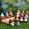 DEEKIN 24 Pcs Farm Rubber Ducks 2 Inch Farm Ducks Animal Ducks Cow Sheep Horse Pig Chicken Donkey Party Favors for Farm Birthday Party Gift
