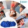 Luijnbn 2 PCS Upgrade Ice Pack Injuries Reusable,11in & 9in Ice Bags Hot Water for Injuries, Soothe Pain and Stay Cool, Old school Style and Traditional Ice Packs, Versatile and Easy to Carry