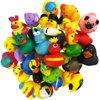 Olah-Olah 30 Pcs Rubber Ducks in Bulk, Jeep Ducks for Ducking, Assorted Rubber Ducks Jeep Ducking - Toddler Baby Bath Toys Assortment, Kids Birthday Gifts Holiday Party Favors
