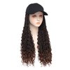 Goddess Box Braids Braiding Hair Baseball Cap Hat Wig Bohemian Curly Ends Braids Hat with Braided Boho Hair Extensions for Black White Women Synthetic Braids Hat Wig with Hair Attached (20inch, T30)