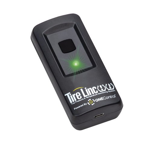 Lippert Tire Linc Tire Pressure and Temperature Monitoring System Alert Indicator for RVs and Tow Vehicles, Compatible with OneControl, No App Required, Always-on Notifications - 26240