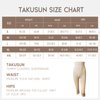 Takusun Shapewear Leggings for Women Tummy Control High Waisted Seamless Body Shaper Butt Lift Thigh Slimmer Nude
