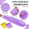 5 Pcs ​Back Scrubber for Shower Exfoliating Body Scrubber Exfoliating with Handles Washcloth Towel Pull Strap Shower Scrubber for Body Cleans Skin Massages for Women Men One Size