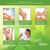 Lipo Applicator Body Wrap With Guarana, Green Tea, and Seaweed Wraps Works for Stomach Belly Legs Arms Abdomen. 6 Wraps + Gel
