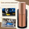 SuperKaKa Car Lip Balm Chapstick Holder- Upright Insulated lipsticks Organizer Case With Star Pattern, Cars Interior Accessories Mount for Auto Vehicle, SUV, Truck(Black)